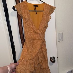 Wrap around sun dress